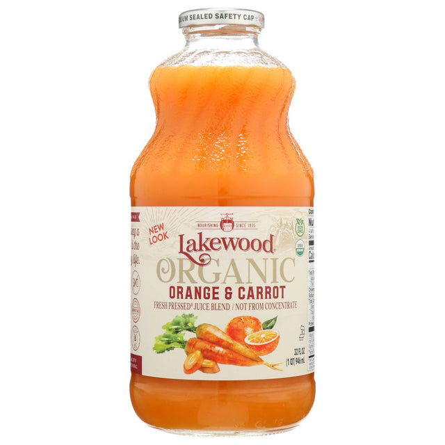 LAKEWOOD: Organic Orange & Carrot Juice, 32 Oz - #tag1# - #tag2#