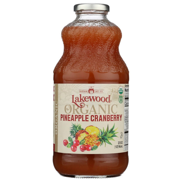 LAKEWOOD: Organic Pineapple Cranberry Juice, 32 fo - #tag1# - #tag2#