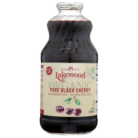 LAKEWOOD: Organic Pure Black Cherry Juice, 32 oz - #tag1# - #tag2#