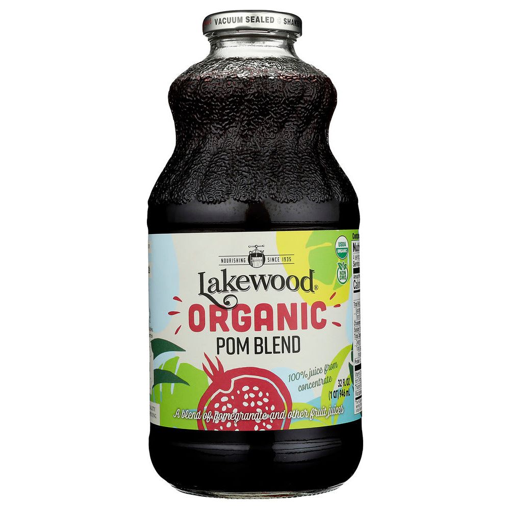 LAKEWOOD: Organic Pure Fruit Pomegranate Juice Blend, 32 oz - #tag1# - #tag2#