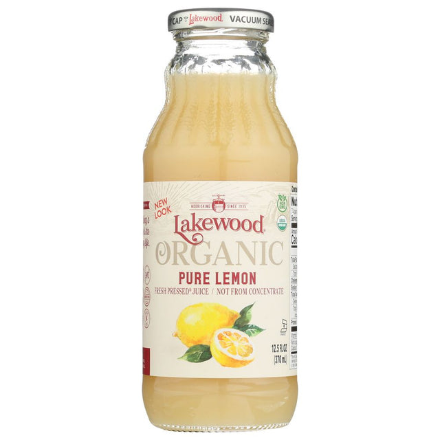 LAKEWOOD: Organic Pure Juice Lemon, 12.5 oz - #tag1# - #tag2#