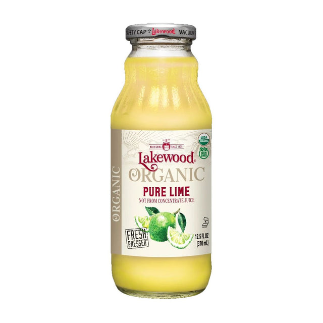 LAKEWOOD: Organic Pure Juice Lime, 12.5 oz - #tag1# - #tag2#