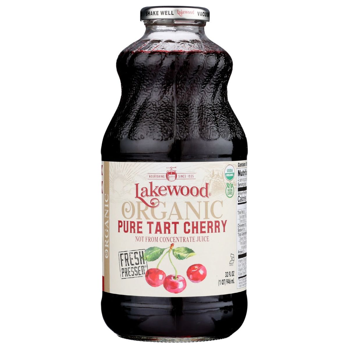 LAKEWOOD: Organic Pure Tart Cherry Juice, 32 fo - #tag1# - #tag2#