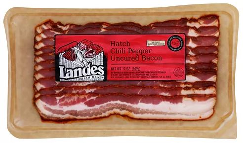 LANDES: Hatch Chili Pepper Uncured Bacon, 12 oz - #tag1# - #tag2#