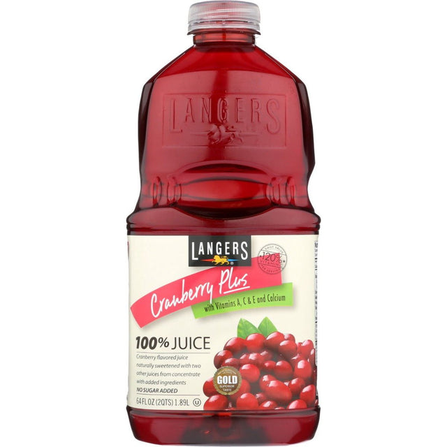 LANGERS: Cranberry Plus Juice, 64 fo - Sunshine Co Op. - #tag1# - #tag2# - #tag3# - #tag4#