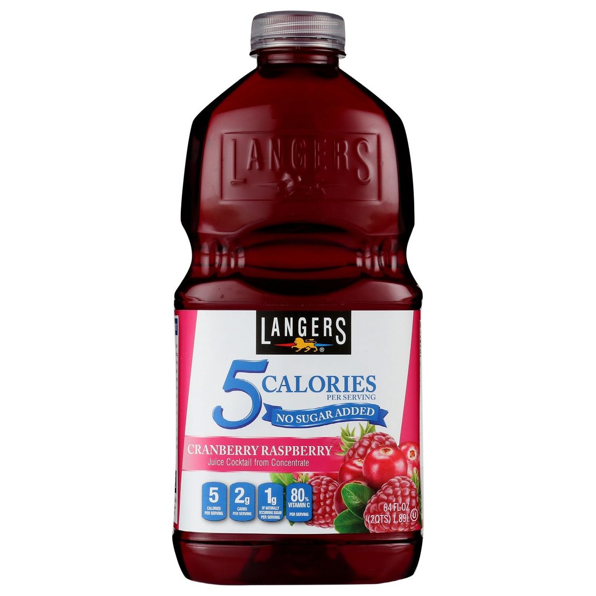 LANGERS: Cranberry Raspberry Cocktail Juice, 64 fo - #tag1# - #tag2#