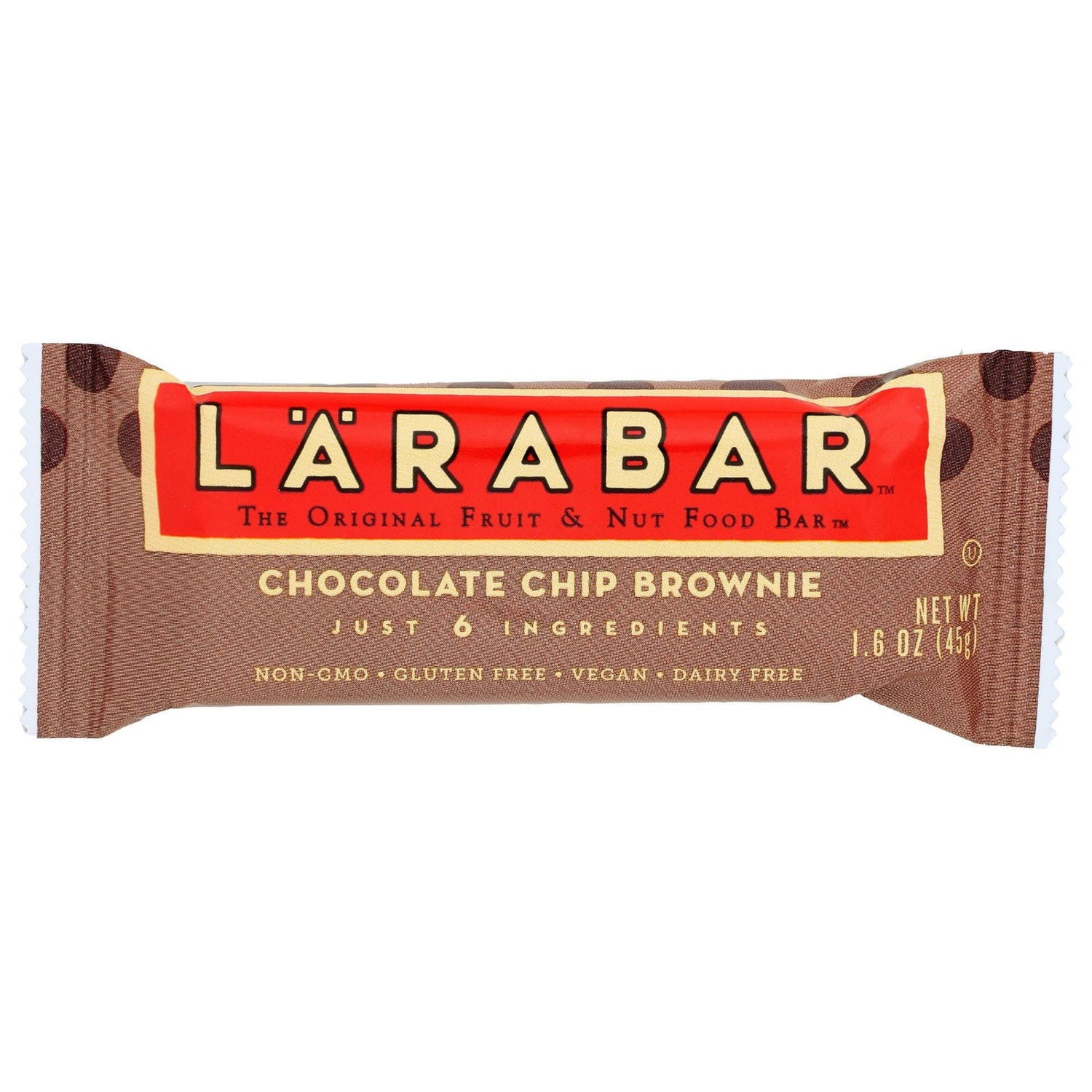 LARABAR: Chocolate Chip Brownie Bar, 1.6 oz - #tag1# - #tag2#