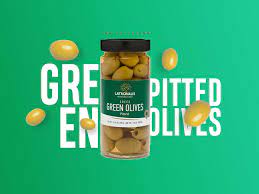 LATROVALIS: Olives Green Pitted, 7.05 oz - #tag1# - #tag2#