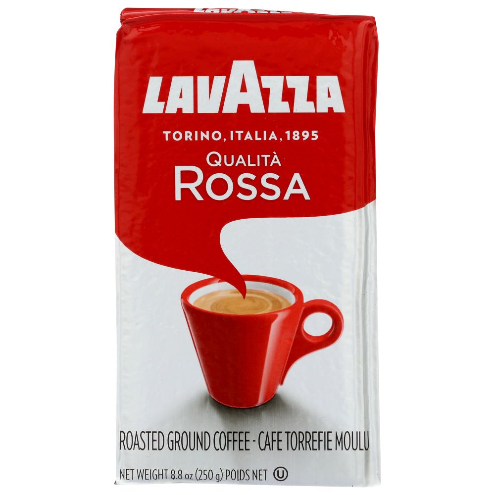 LAVAZZA: Coffee Brick Ground Qualita Rossa, 8.5 oz - #tag1# - #tag2#
