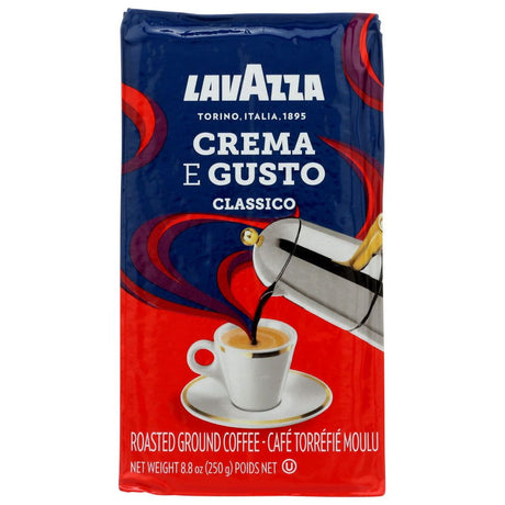 LAVAZZA: Crema E Gusto Classico Ground Coffee, 8.8 oz - Sunshine Co Op. - #tag1# - #tag2# - #tag3# - #tag4#