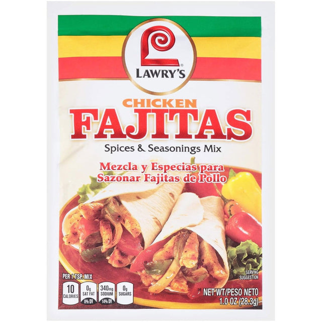 LAWRYS: Mix Ssnng Fajita Chckn, 1 oz - #tag1# - #tag2#