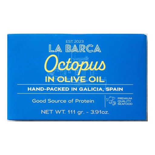 LA BARCA: Octopus in Olive Oil, 3.91 oz - #tag1# - #tag2#
