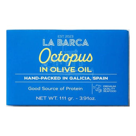 LA BARCA: Octopus in Olive Oil, 3.91 oz - #tag1# - #tag2#