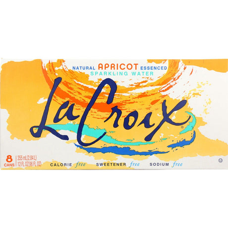 LA CROIX: Apricot Sparkling Water 8Pk, 96 fo - Sunshine Co Op. - #tag1# - #tag2# - #tag3# - #tag4#