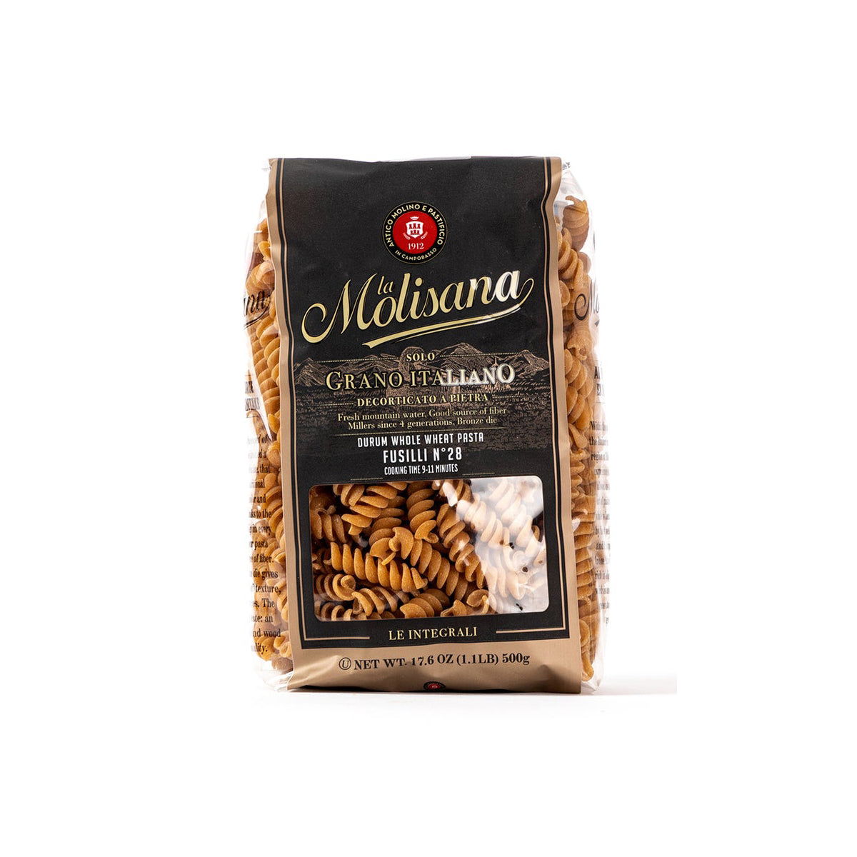 LA MOLISANA: Whole Wheat Fusilli Pasta, 1.1 lb - #tag1# - #tag2#