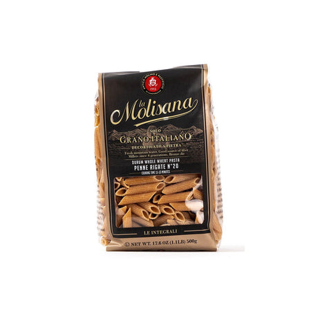 LA MOLISANA: Whole Wheat Penne Rigate Pasta, 1.1 lb - #tag1# - #tag2#