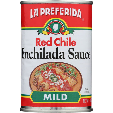 LA PREFERIDA: Red Chile Mild Enchilada Sauce, 10 oz - Sunshine Co Op. - #tag1# - #tag2# - #tag3# - #tag4#