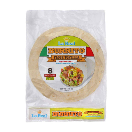 LA REAL: Burrito Flour Tortilla, 17.5 oz - Sunshine Co Op. - #tag1# - #tag2# - #tag3# - #tag4#