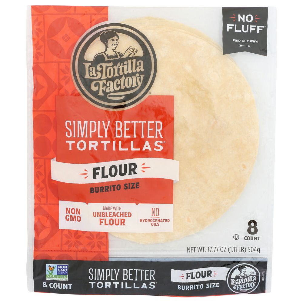 LA TORTILLA FACTORY: Simply Better Tortillas Burrito Flour, 17.77 oz - #tag1# - #tag2#
