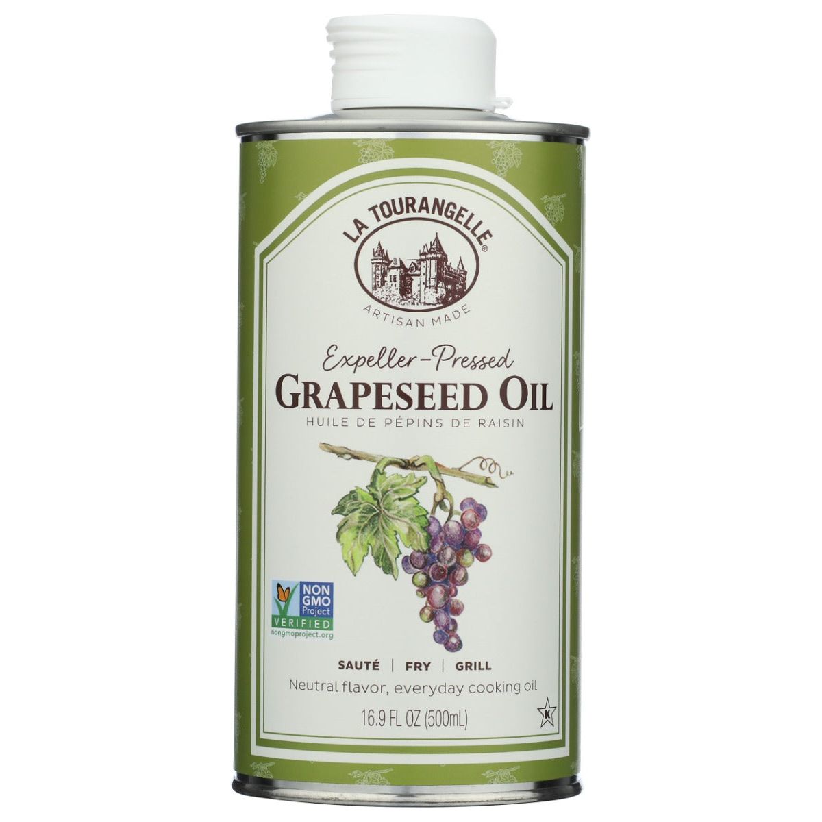 LA TOURANGELLE: Grapeseed Oil, 16.9 fo - #tag1# - #tag2#