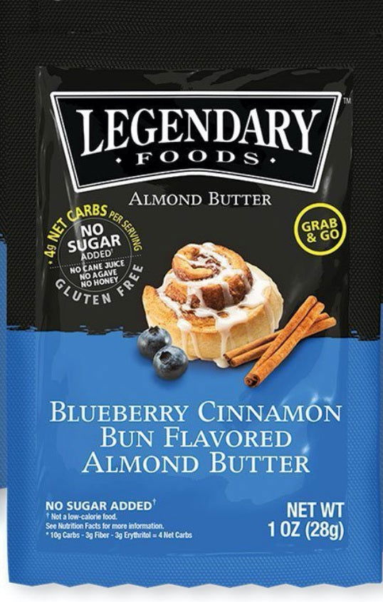 LEGENDARY FOODS: Blueberry Cinnamon Almond Butter, 1 oz - #tag1# - #tag2#