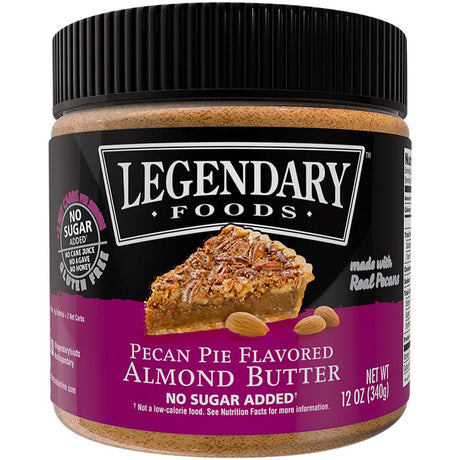 LEGENDARY FOODS: Pecan Pie Almond Butter, 12 oz - #tag1# - #tag2#