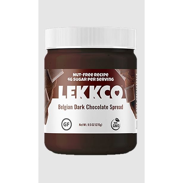 LEKKCO: Belgian Dark Chocolate Spread, 9.5 oz - #tag1# - #tag2#