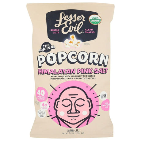 LESSER EVIL: Buddha Bowl Himalayan Pink Popcorn, 4.6 oz - Sunshine Co Op. - #tag1# - #tag2# - #tag3# - #tag4#