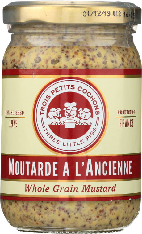 LES TROIS PETITS: Whole Grain Mustard, 7 oz - #tag1# - #tag2#