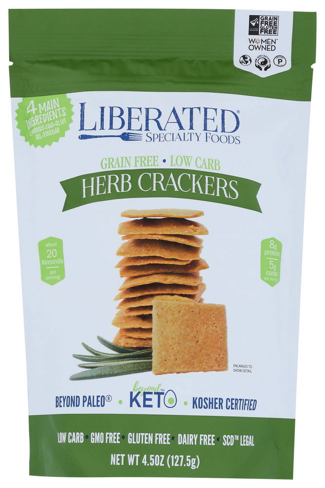 LIBERATED: Crackers Herb, 4.5 oz - #tag1# - #tag2#