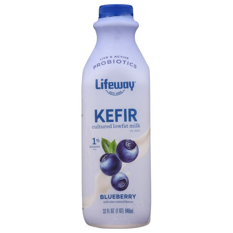 LIFEWAY: Kefir Lowfat Cultured Milk Blueberry Smoothie, 32 oz - #tag1# - #tag2#