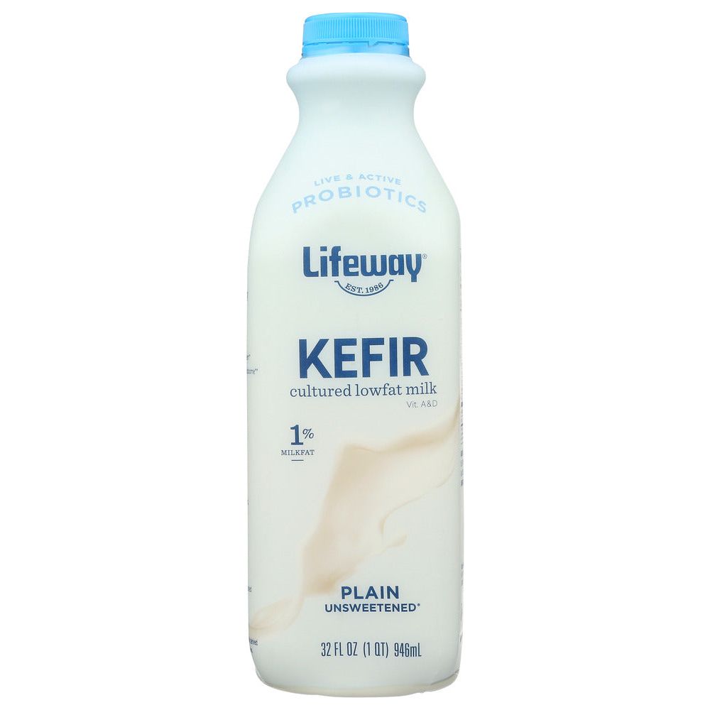 LIFEWAY: Kefir Plain Cultured Lowfat Milk Smoothie, 32 oz - #tag1# - #tag2#