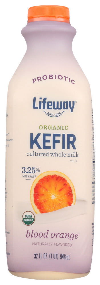 LIFEWAY: Kefir Whole Milk Organic Blood Orange, 32 fo - #tag1# - #tag2#