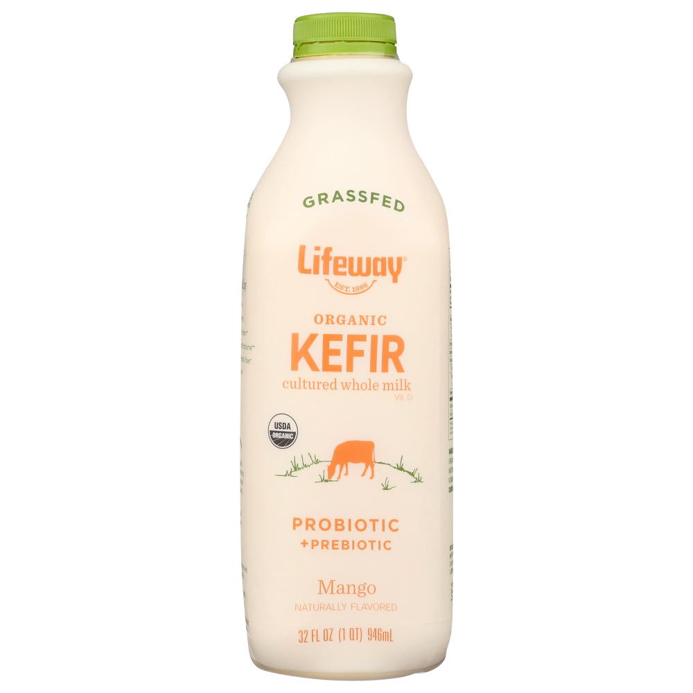LIFEWAY: Organic Mango Whole Milk Grassfed Kefir, 32 oz - #tag1# - #tag2#