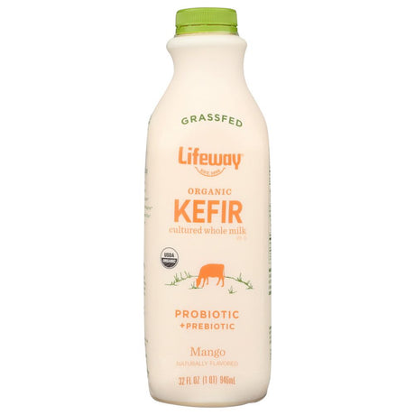 LIFEWAY: Organic Mango Whole Milk Grassfed Kefir, 32 oz - #tag1# - #tag2#