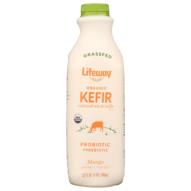 LIFEWAY: Organic Mango Whole Milk Grassfed Kefir, 32 oz - #tag1# - #tag2#