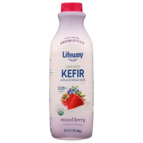 LIFEWAY: Organic Whole Milk Wildberries Kefir, 32 Oz - #tag1# - #tag2#