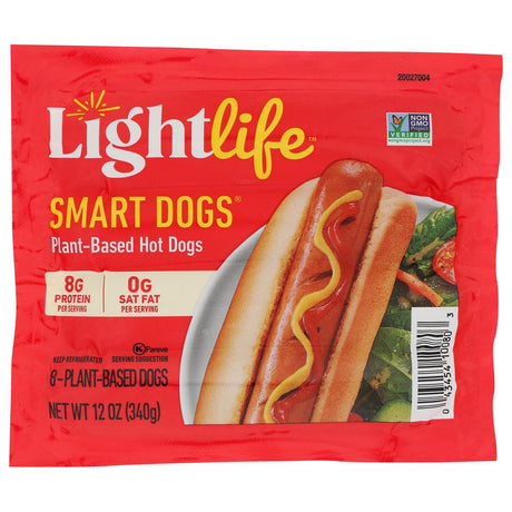 LIGHTLIFE: Smart Dogs Veggie Hot Dogs, 12 oz - #tag1# - #tag2#