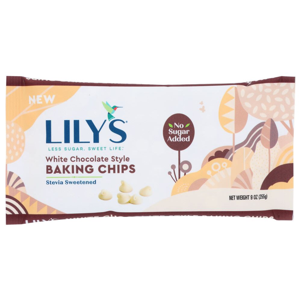 LILYS SWEETS: Chips Baking White Choc, 9 OZ - #tag1# - #tag2#