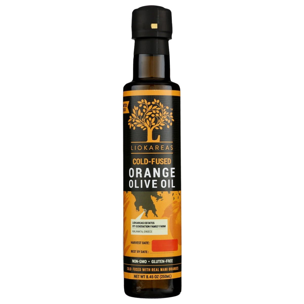 LIOKAREAS: Cold Fused Orange Olive Oil, 8.45 oz - #tag1# - #tag2#