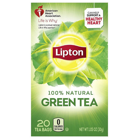 LIPTON: 100% Natural Green Tea, 20 bg - #tag1# - #tag2#