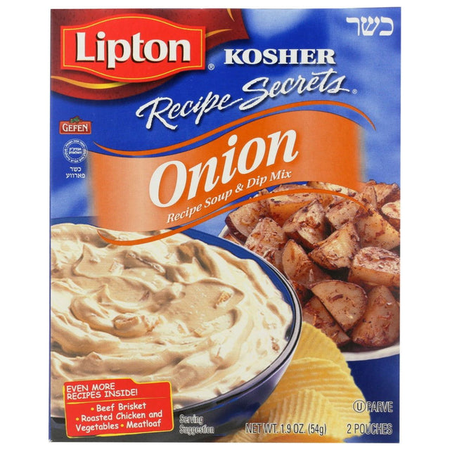 LIPTON KOSHER: Recipe Secrets Onion Soup, 1.9 oz - Sunshine Co Op. - #tag1# - #tag2# - #tag3# - #tag4#