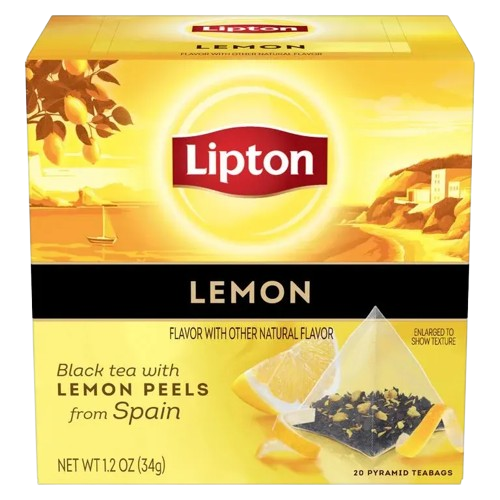LIPTON: Lemon Black Tea, 20 bg - #tag1# - #tag2#