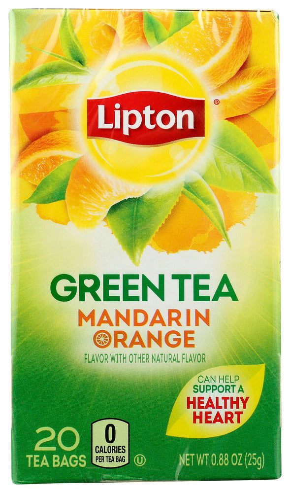 LIPTON: Mandarin Orange Green Tea, 20 pc - #tag1# - #tag2#