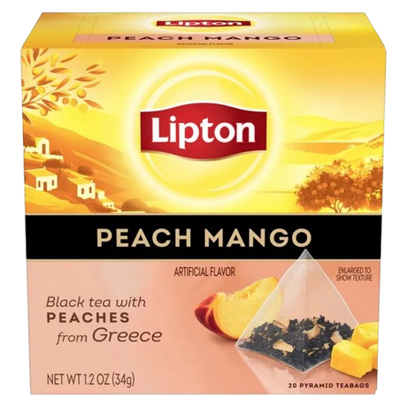LIPTON: Peach Mango Black Tea, 20 bg - #tag1# - #tag2#