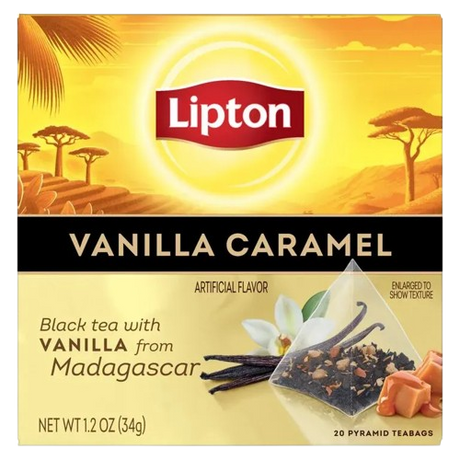 LIPTON: Vanilla Caramel Black Tea, 20 bg - #tag1# - #tag2#