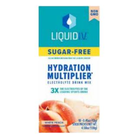 LIQUID I.V: Hydration Sf Peach 10ct, 4.58 oz - #tag1# - #tag2#