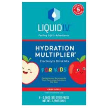 LIQUID I.V: Kids Crisp Apple 8ct, 2.25 oz - #tag1# - #tag2#