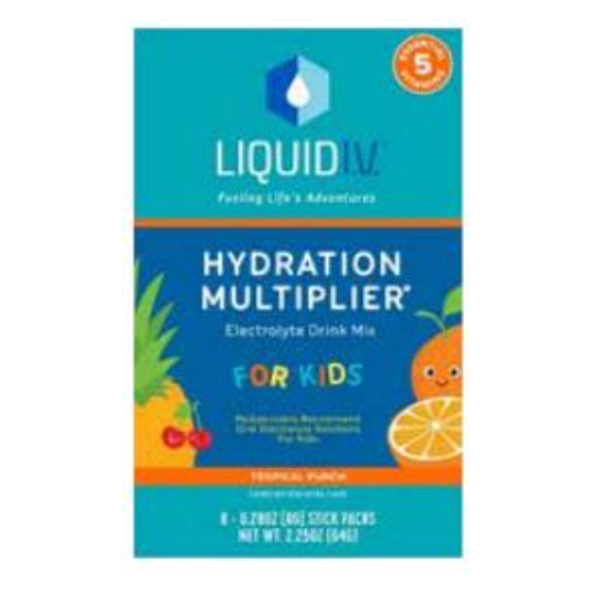 LIQUID I.V: Kids Tropical Punch 8ct, 2.25 oz - #tag1# - #tag2#