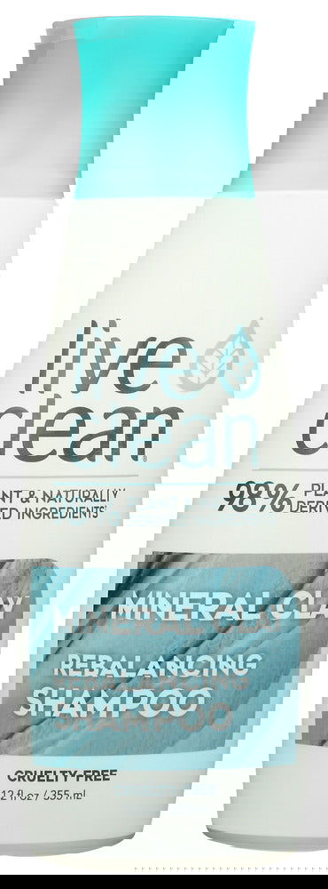 LIVE CLEAN: Mineral Clay Rebalancing Shampoo, 12 oz - #tag1# - #tag2#